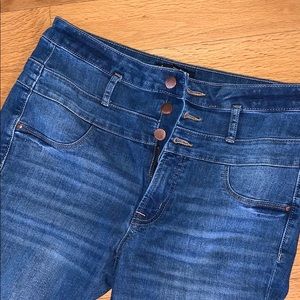 High rise jeans